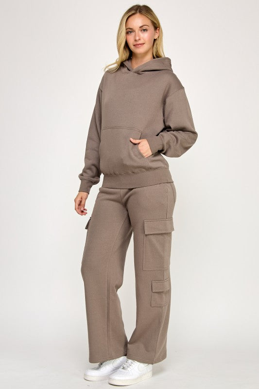 FLEECE PULLOVER HOODIE