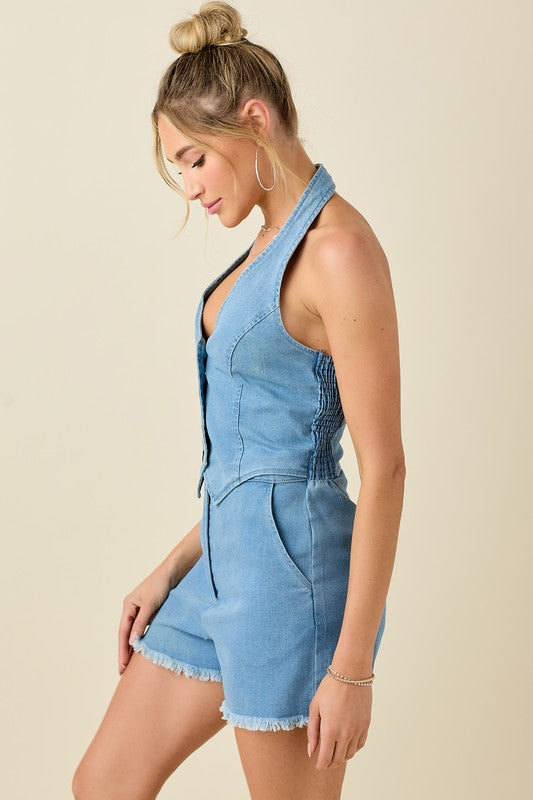 THE TWO PIECE DENIM DREAM SET