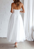 Solid Chiffon Back Tie Short Sleeve Ruffle Dress
