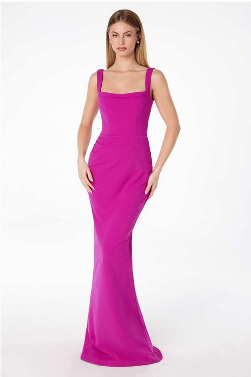 SQUARE NECK MAXI DRESS